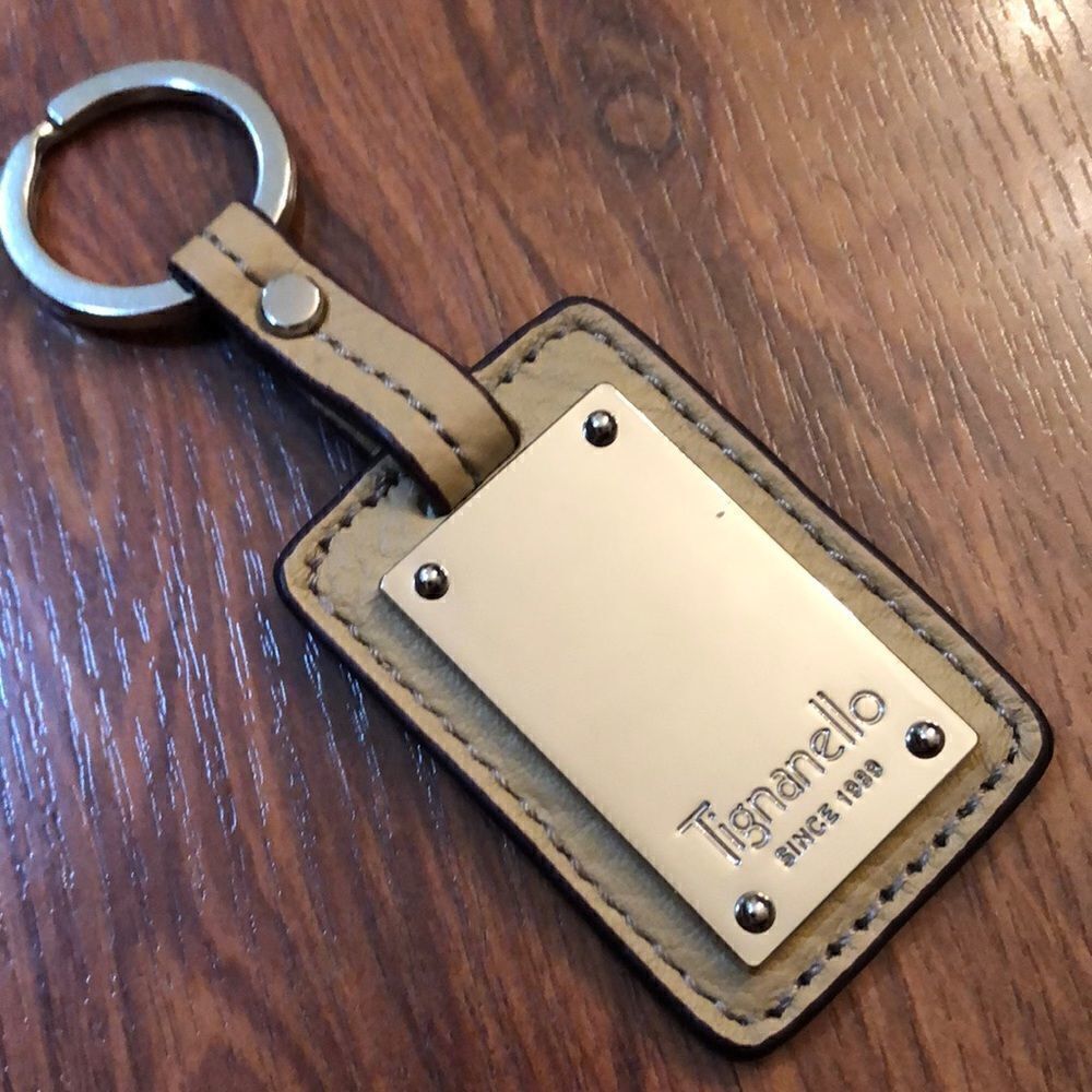 Tignanelllo Leather key chain tag